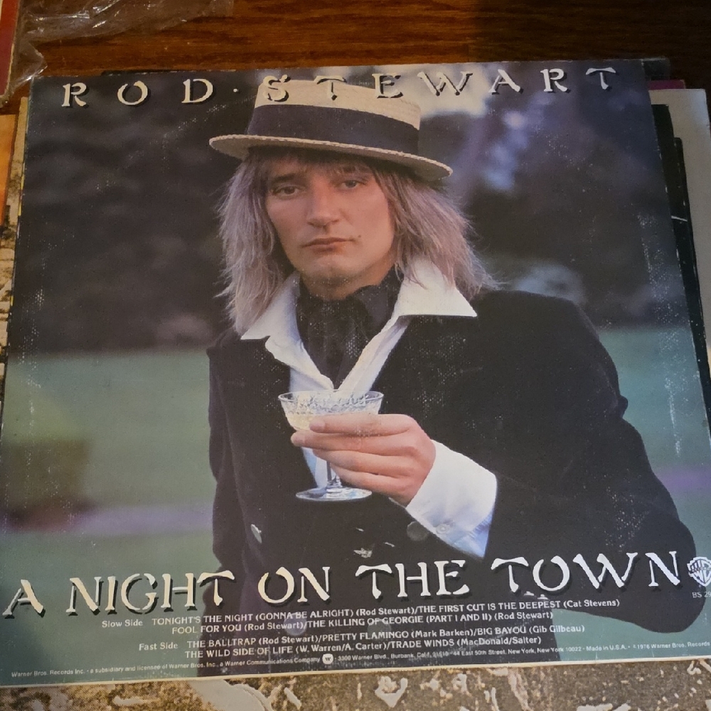 Rod Stewart A Night on the Town Vinyl Record